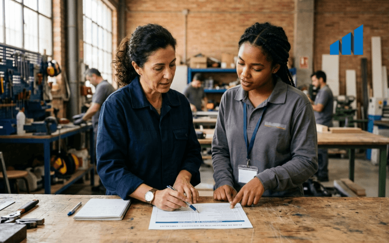 evaluacion riesgos laborales primer trabajador empresa